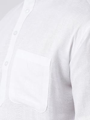 white solid short kurta - 17956374 - Standard Image - 5