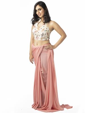 white cotton embroidered blouse - 17957718 - Standard Image - 4