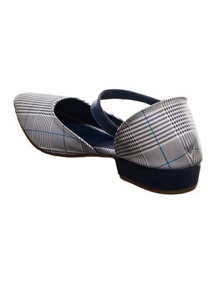 navy back strap sandal - 17958339 - Standard Image - 3