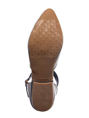 navy back strap sandal - 17958339 - Standard Image - 5