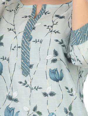 printed kurta palazzo set - 17958427 - Standard Image - 4