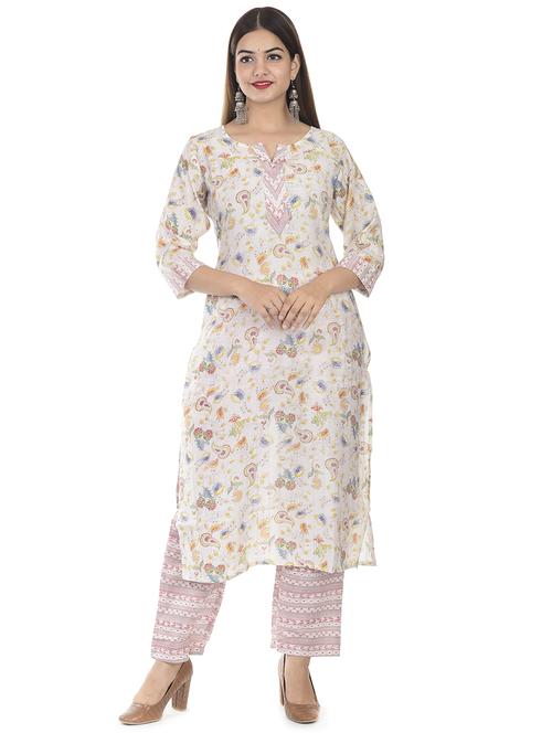printed kurta palazzo set - 17958429 - Standard Image - 1