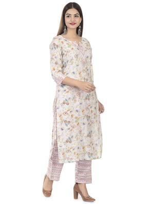 printed kurta palazzo set - 17958429 - Standard Image - 2