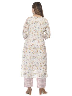 printed kurta palazzo set - 17958429 - Standard Image - 3