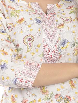 printed kurta palazzo set - 17958429 - Standard Image - 4