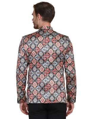 multi colored printed bandhgalas suit - 17960217 - Standard Image - 3