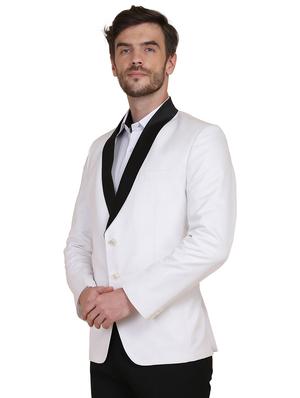 white solid tuxedo formal blazer - 17960227 - Standard Image - 2