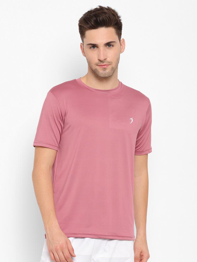 pink solid t-shirt - 17960535 - Zoom Image - 1