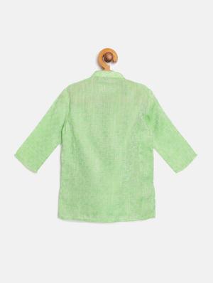 green self design kurta set - 17960633 - Standard Image - 2
