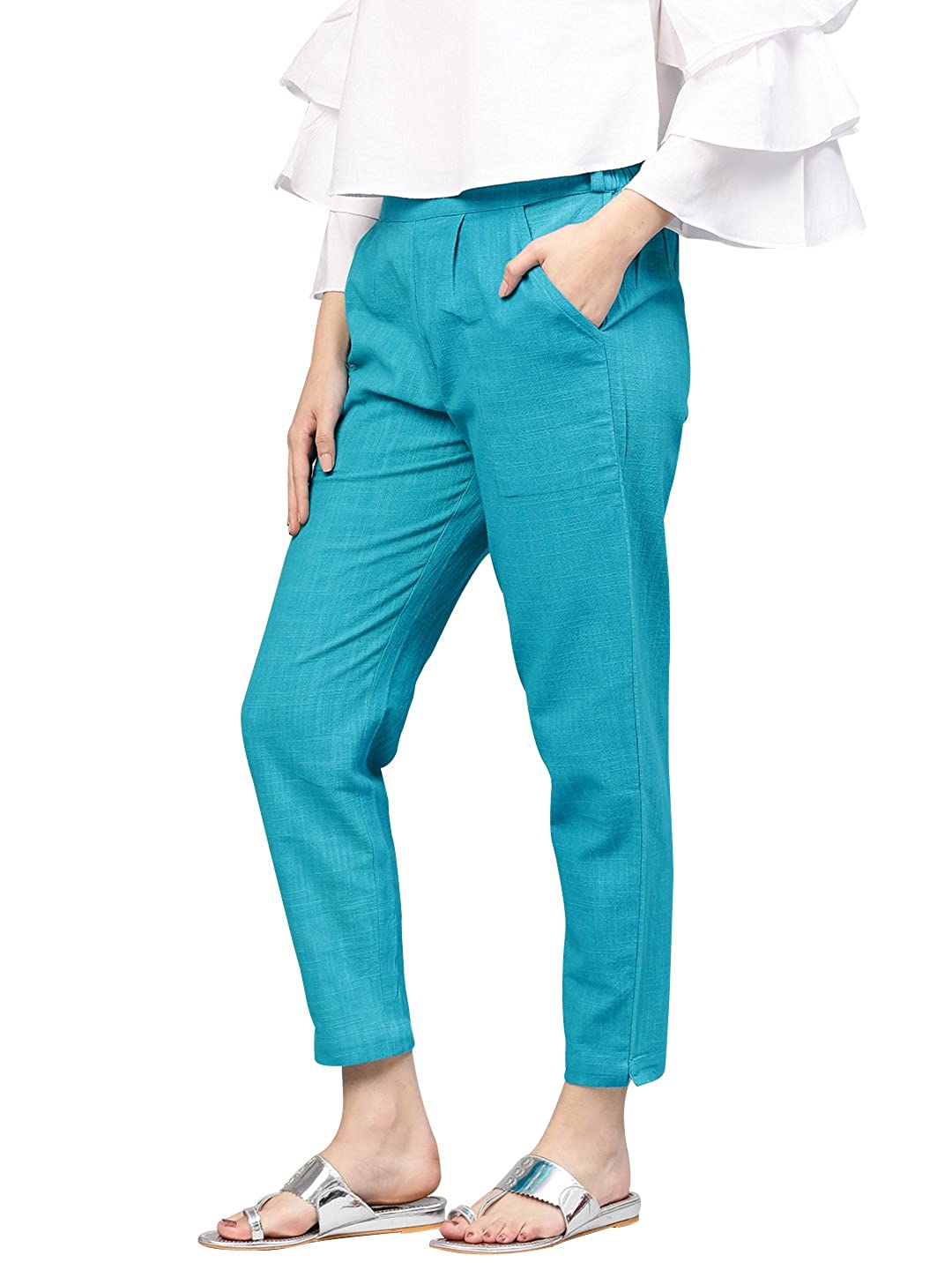 mid rise pleated trouser women - 17960732 - Zoom Image - 3