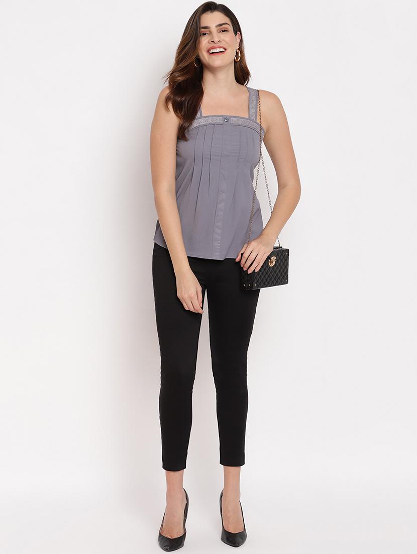 square neck solid top - 17961039 - Zoom Image - 4