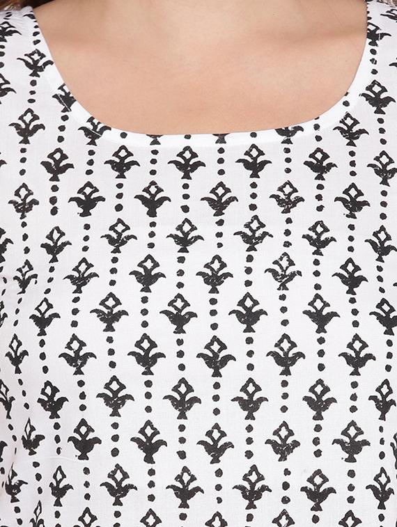 round neck printed top - 17961050 - Zoom Image - 5