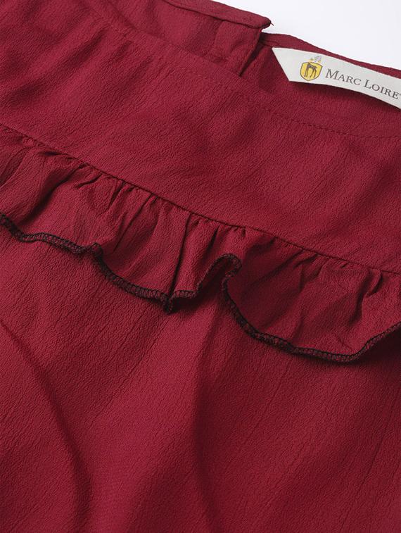 frill detail solid top - 17961051 - Zoom Image - 5