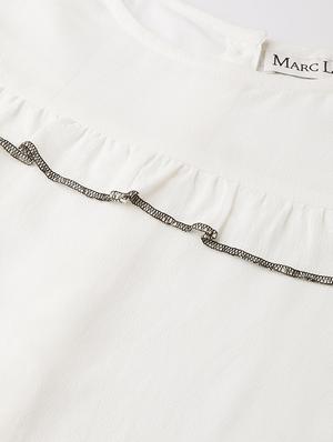 frill detail solid top - 17961052 - Standard Image - 5