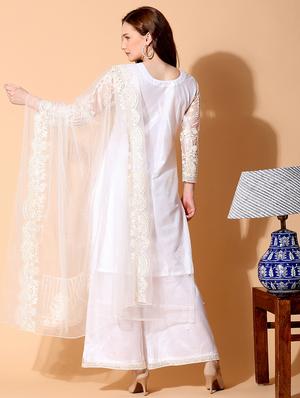 embroidered unstitched suit set - 17961258 - Standard Image - 3