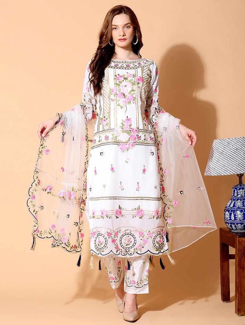 embroidered unstitched suit set - 17961262 - Zoom Image - 1