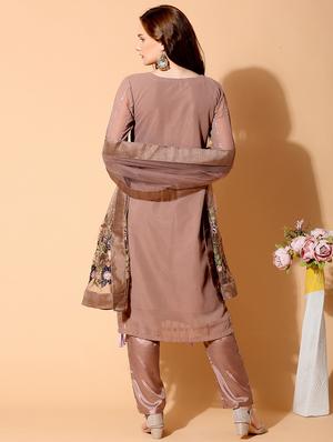 embroidered unstitched suit set - 17961263 - Standard Image - 3