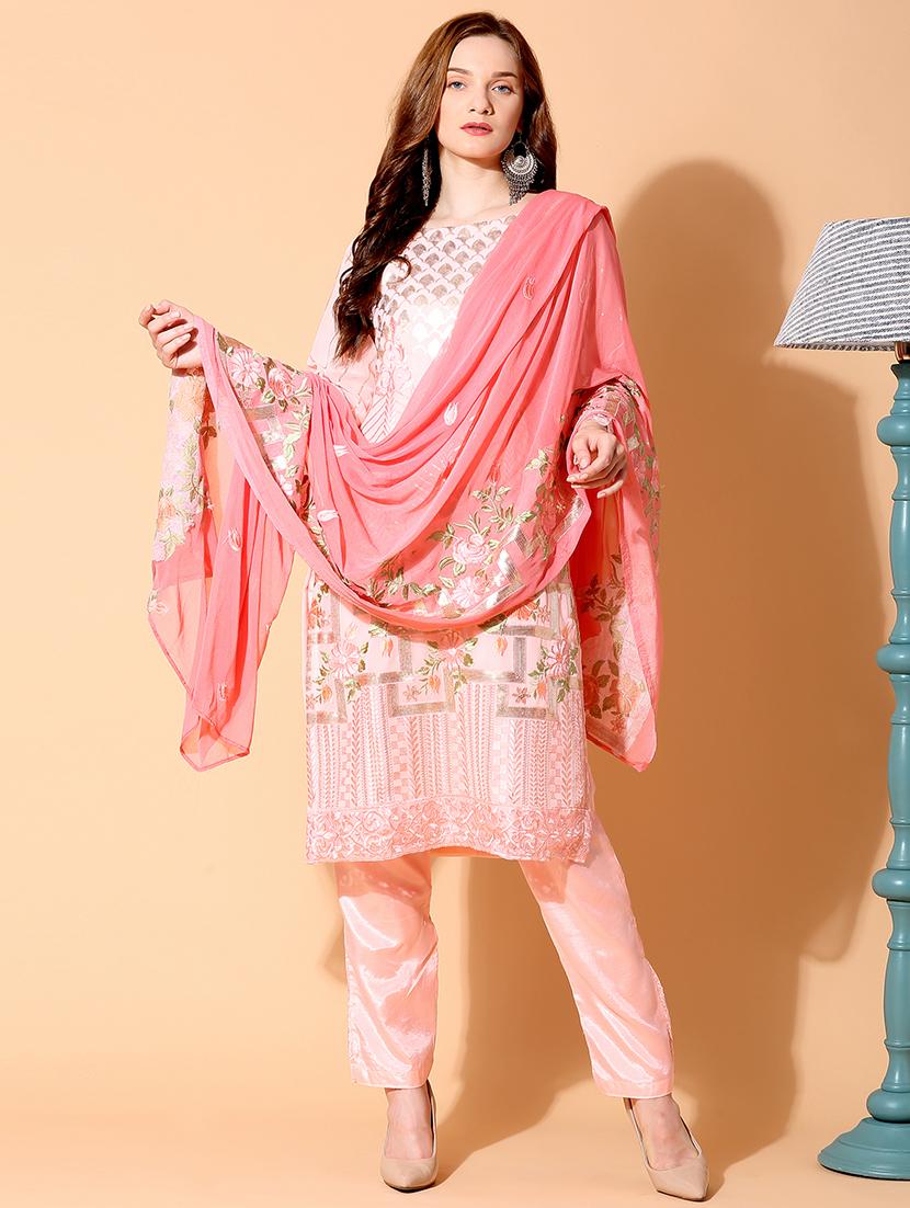 embroidered unstitched suit set - 17961265 - Zoom Image - 1