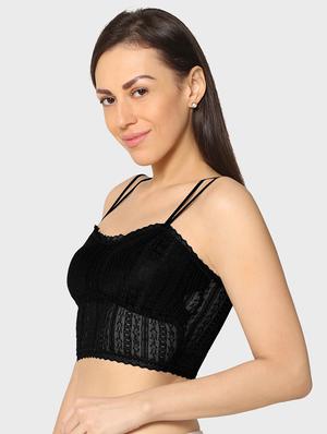 black styled back bralette - 17963015 - Standard Image - 2