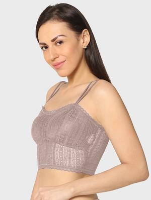 grey styled back bralette - 17963016 - Standard Image - 2