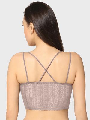 grey styled back bralette - 17963016 - Standard Image - 3