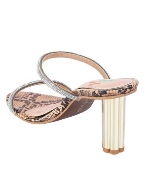 multi colored synthetic mules sandals - 17964854 - Standard Image - 3