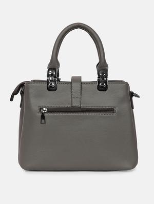 grey leatherette (pu) regular handbag - 17965285 - Standard Image - 2