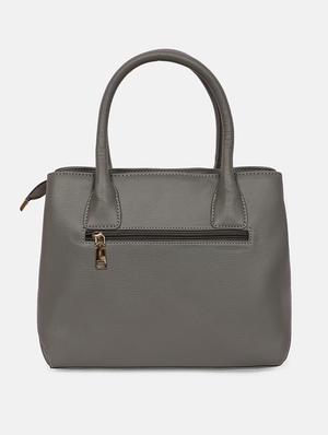 grey leatherette (pu) regular handbag - 17965287 - Standard Image - 2