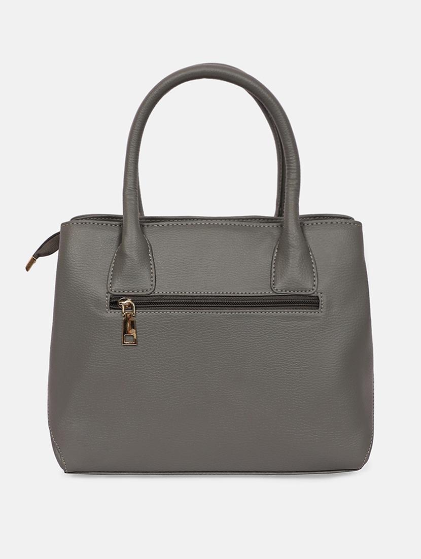 grey leatherette (pu) regular handbag - 17965287 - Zoom Image - 2