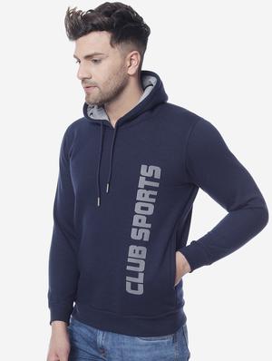 navy blue printed sweatshirt - 17967292 - Standard Image - 2
