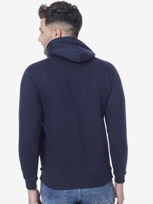 navy blue printed sweatshirt - 17967292 - Standard Image - 3