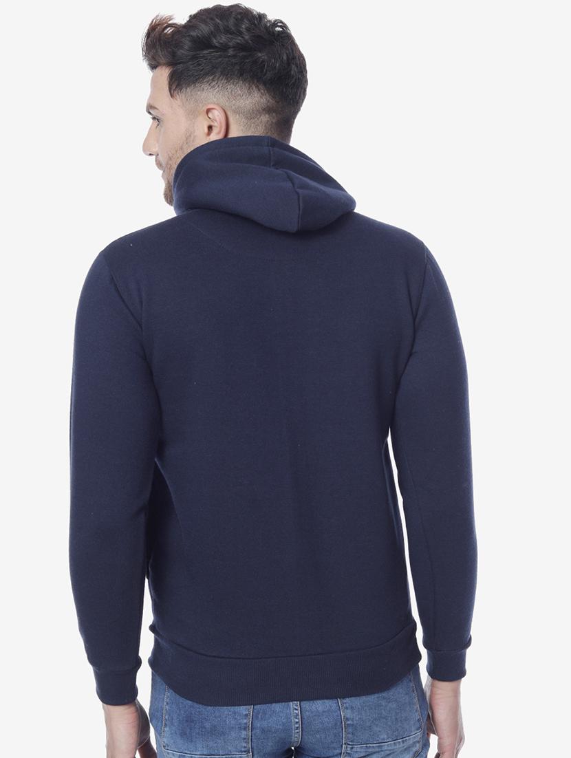 navy blue printed sweatshirt - 17967292 - Zoom Image - 3