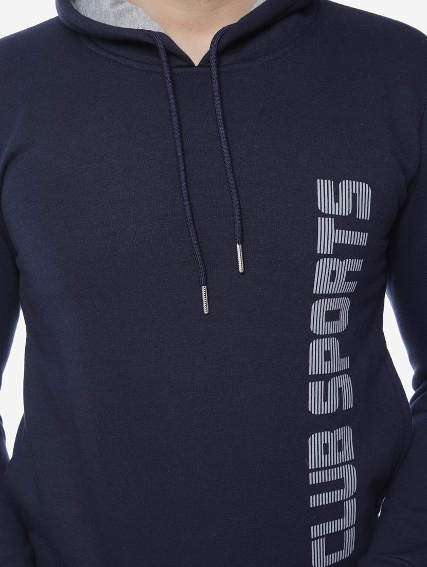 navy blue printed sweatshirt - 17967292 - Zoom Image - 5