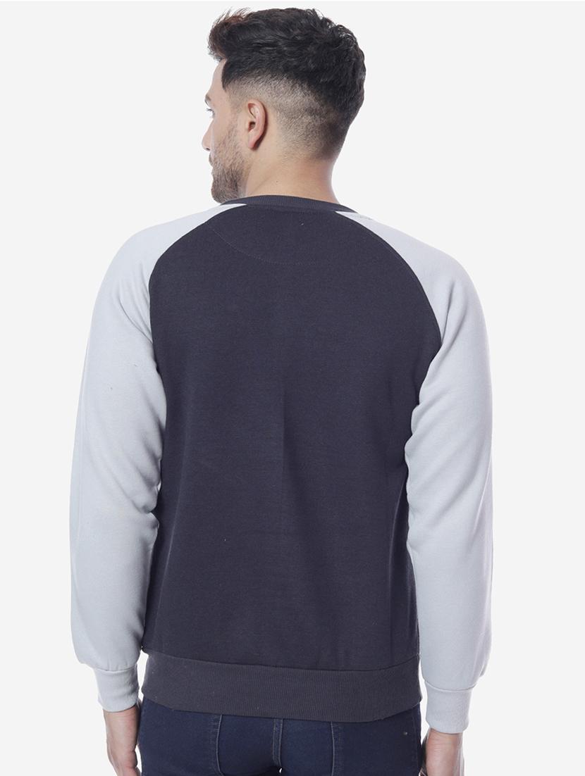 grey printed raglan sweatshirt - 17967297 - Zoom Image - 3