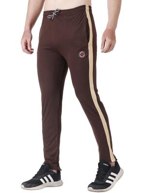 brown side stripe full length track pant - 17967457 - Standard Image - 2