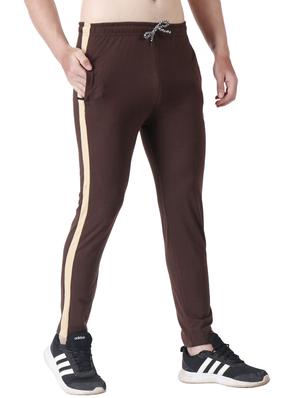 brown side stripe full length track pant - 17967457 - Standard Image - 3
