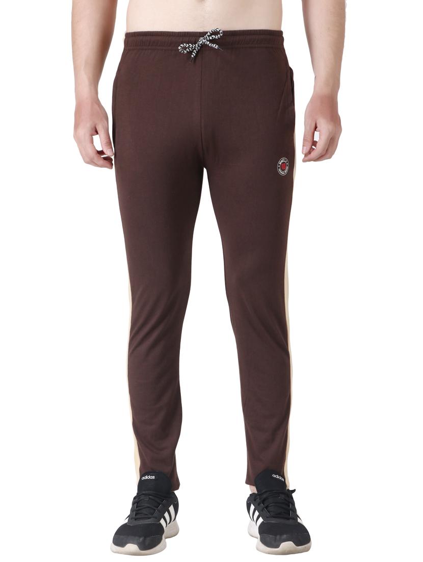 brown side stripe full length track pant - 17967457 - Zoom Image - 1