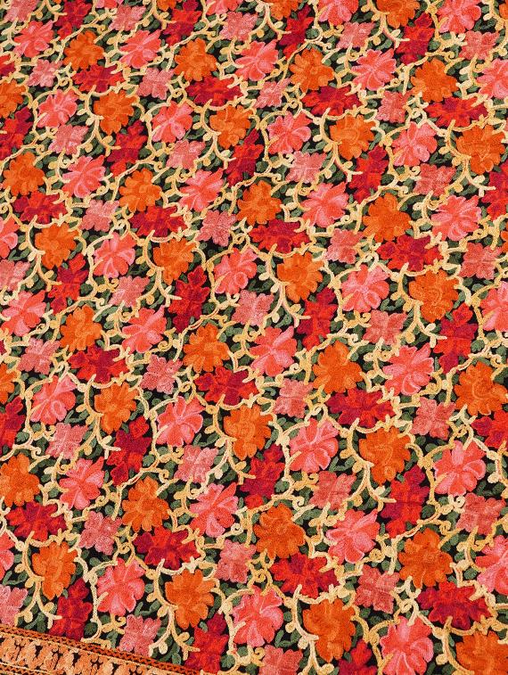 black floral printed stole - 17967796 - Zoom Image - 4
