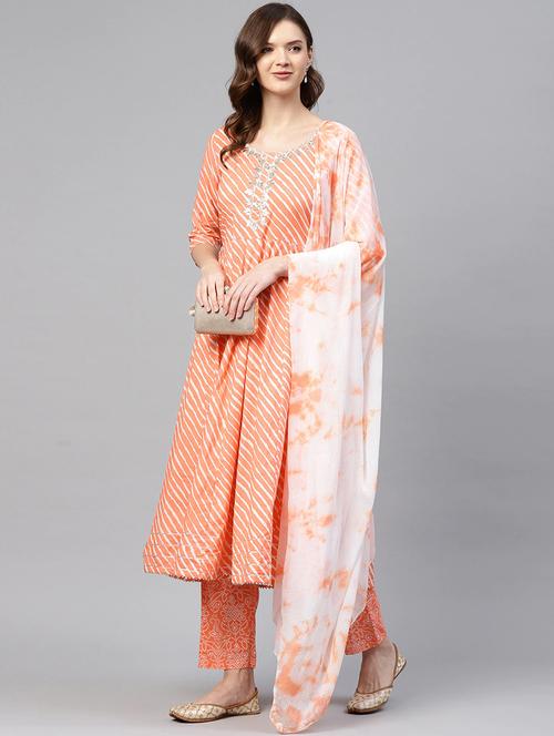 printed kurta pant set - 17968105 - Standard Image - 1
