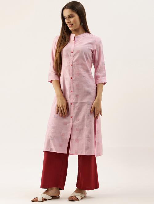 printed a-line kurta - 17968544 - Standard Image - 1