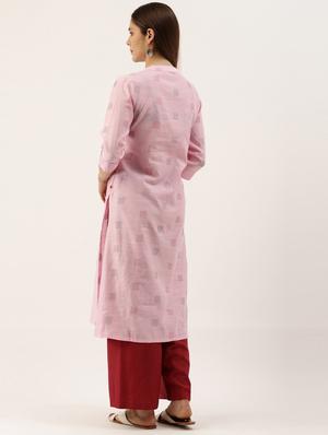 printed a-line kurta - 17968544 - Standard Image - 4