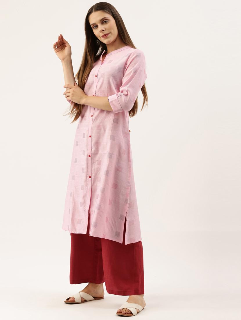 printed a-line kurta - 17968544 - Zoom Image - 2