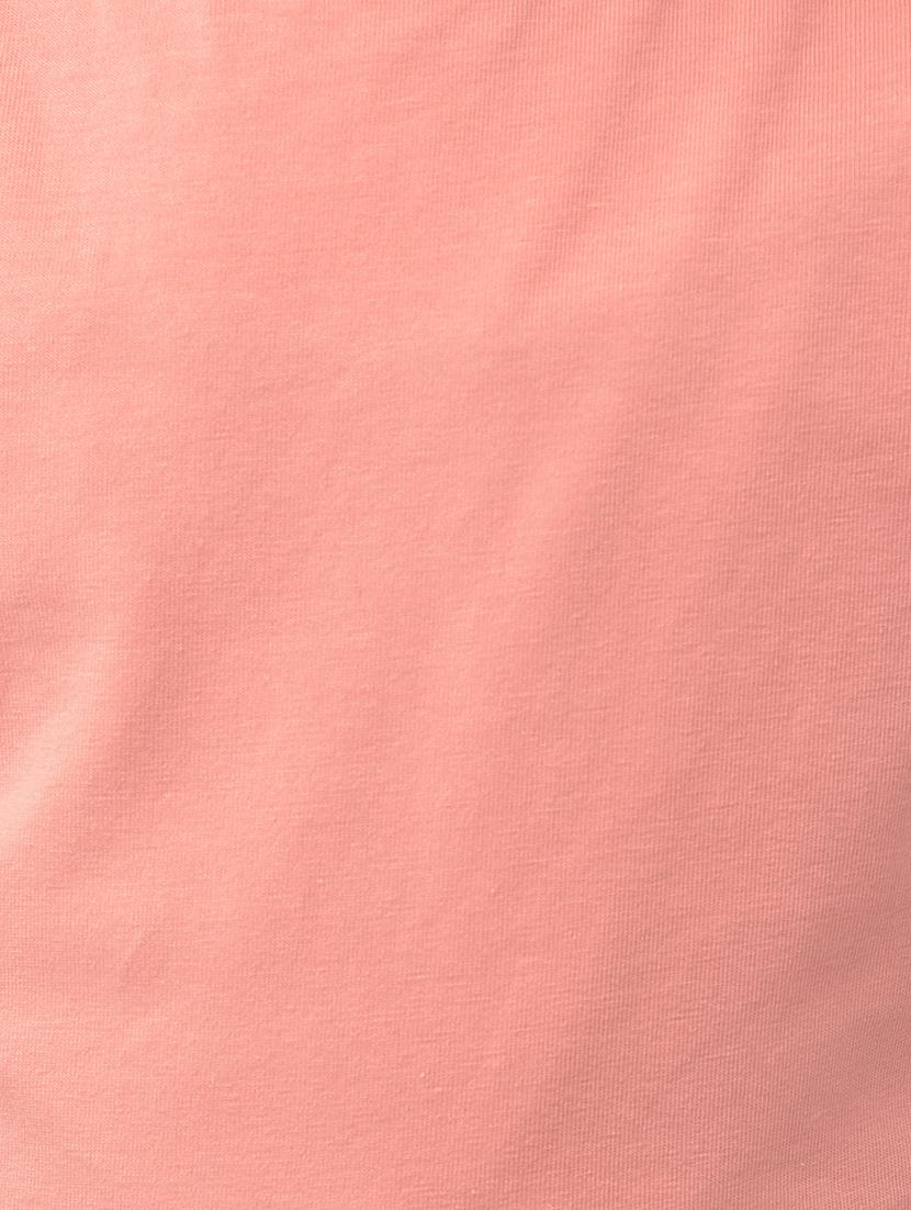 peach solid frock - 17968705 - Zoom Image - 4