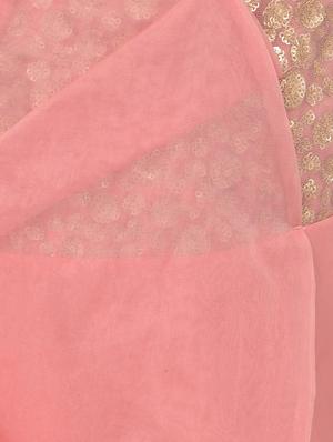 pink net sequined frock - 17968708 - Standard Image - 4