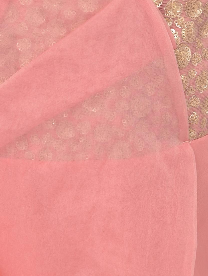pink net sequined frock - 17968708 - Zoom Image - 4
