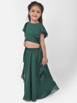 green self design lehnga choli - 17968745 - Standard Image - 2