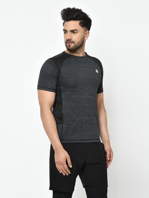 grey self design t-shirt - 17969144 - Standard Image - 2