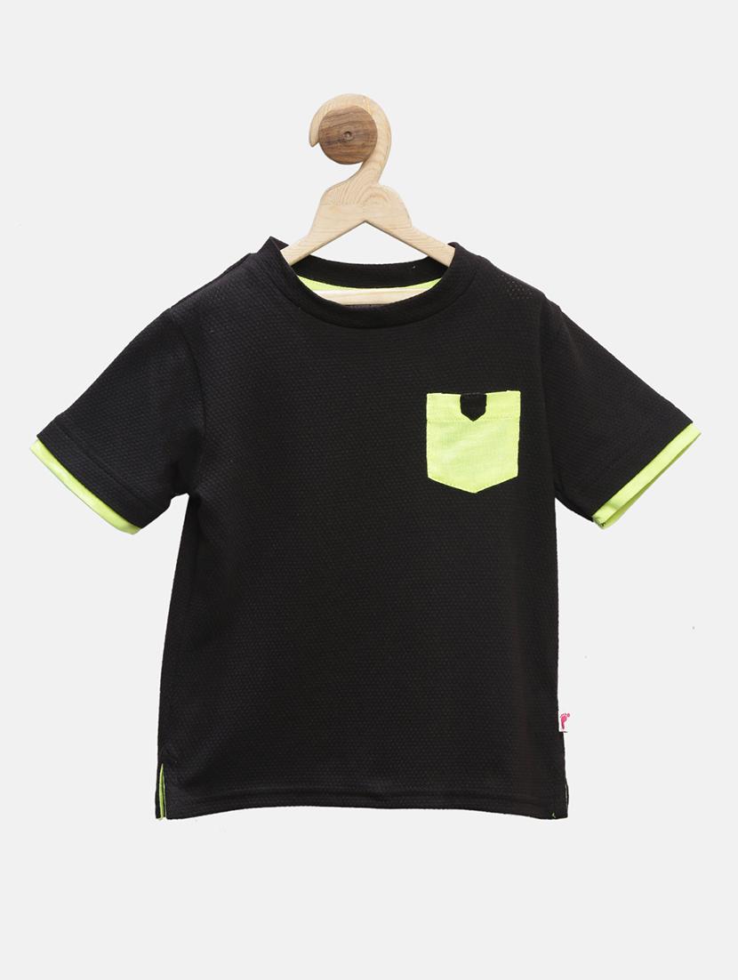 black solid regular tee - 17970193 - Zoom Image - 1