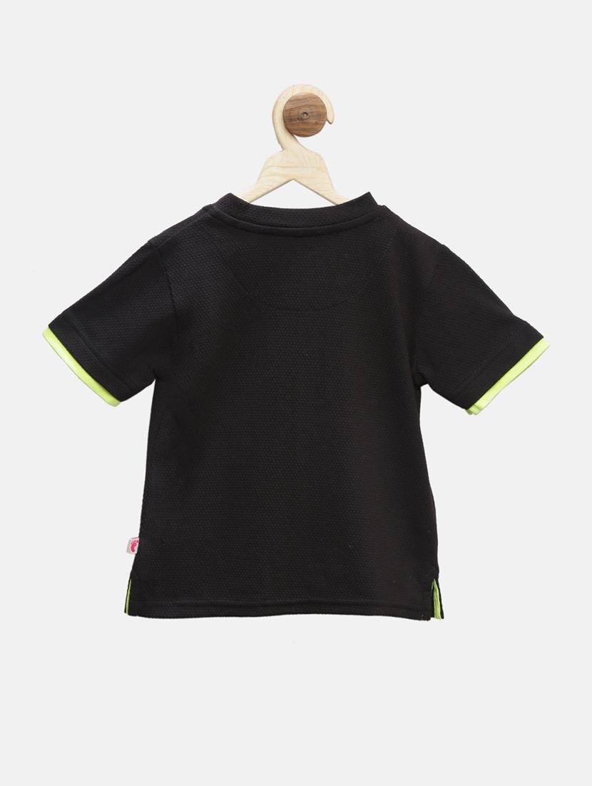 black solid regular tee - 17970193 - Zoom Image - 2