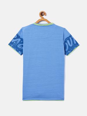 round neck printed t-shirt - 17970242 - Standard Image - 2